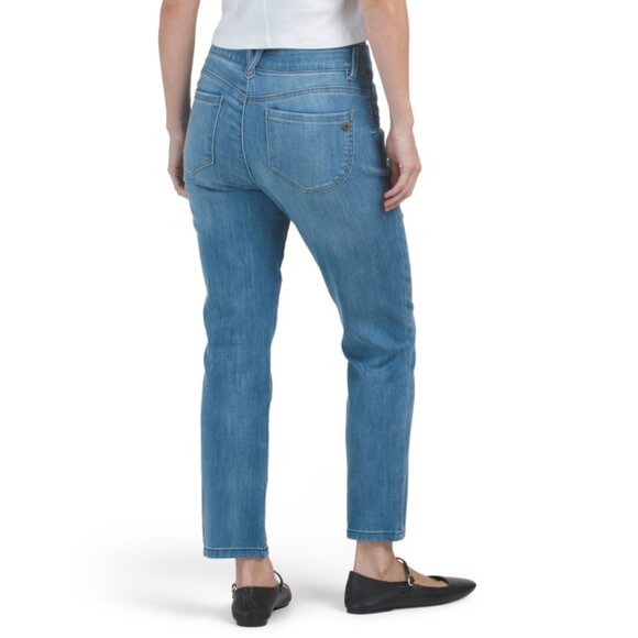 DEMOCRACY Mid Blue Ab Technology High Rise Skinny Jeans - Picture 2 of 2